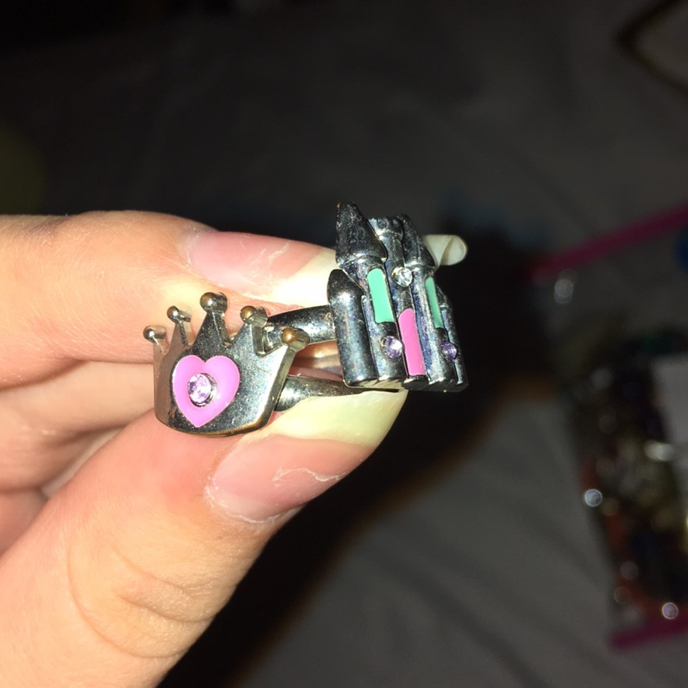 Rings (heart and castle)